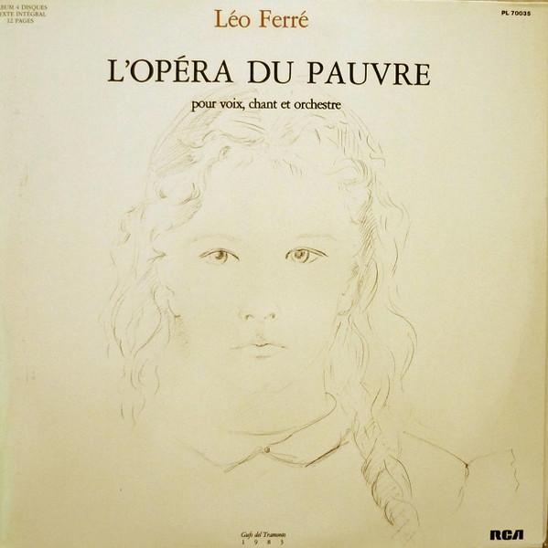 Album cover art for L'Opéra du Pauvre pour Voix, Chant et Orchestre