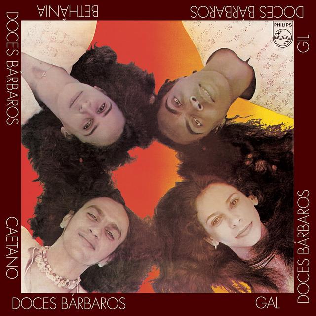 Album cover art for Doces Bárbaros