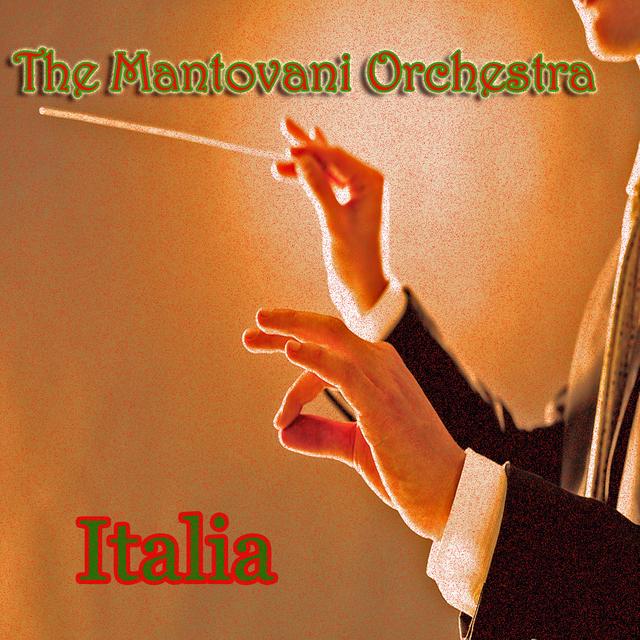 Album cover art for Mantovani's Italia