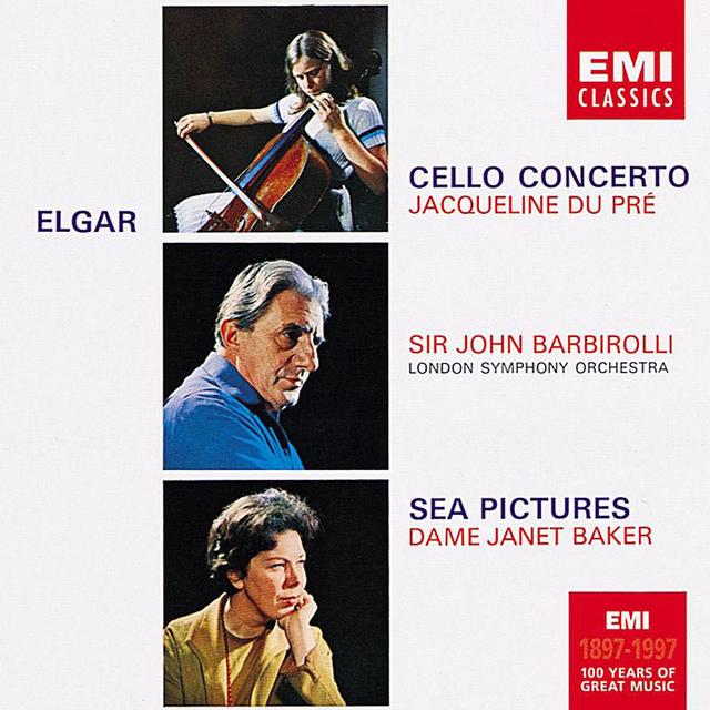 Album cover art for Elgar: Cello Concerto - Sea Pictures