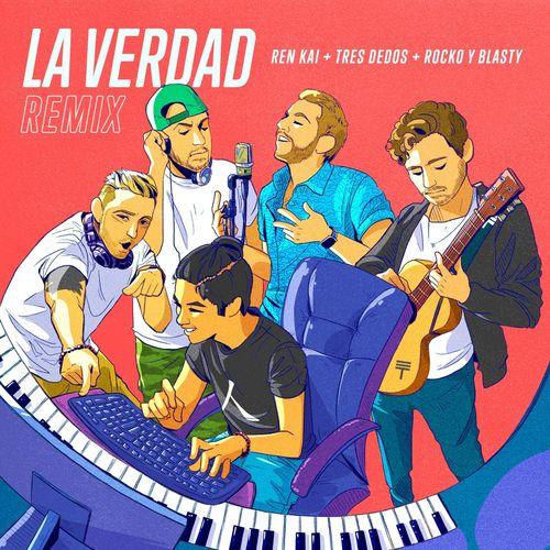 Album cover art for La Verdad (Remix)