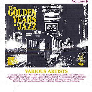 Album cover art for The Golden Years Of Jazz Volume 9