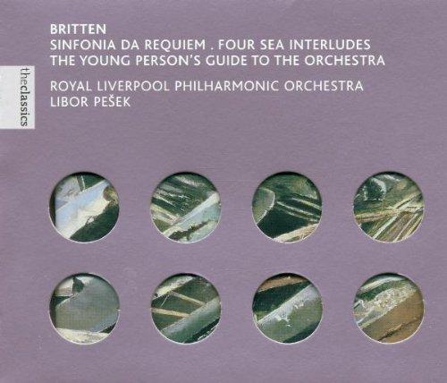 Album cover art for Britten - Orchestral Works