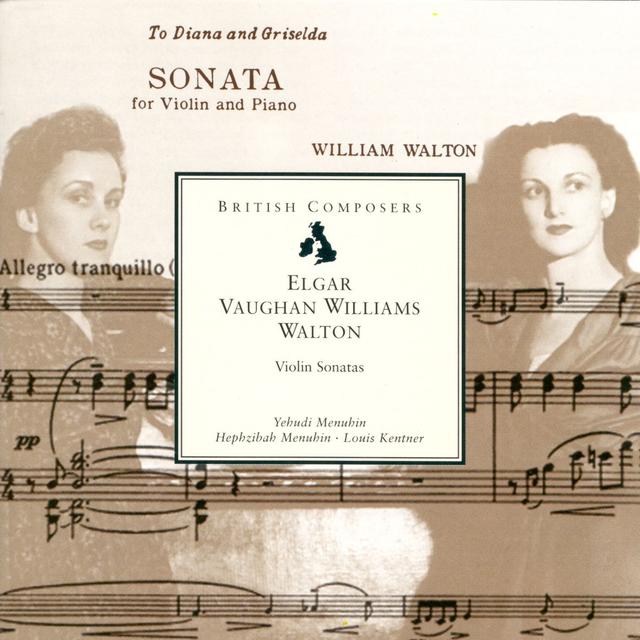 Album cover art for Elgar - Vaughan Williams - Walton - Menuhin