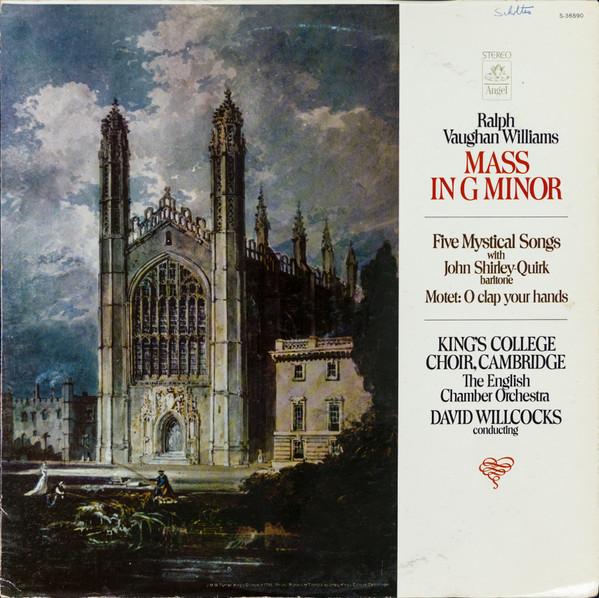 Album cover art for Vaughan Williams: Mass in G Minor