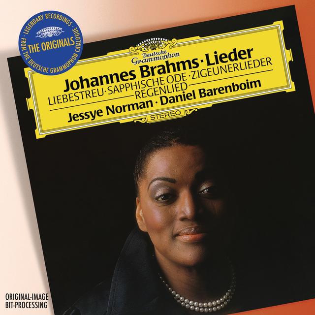 Album cover art for Brahms: Lieder