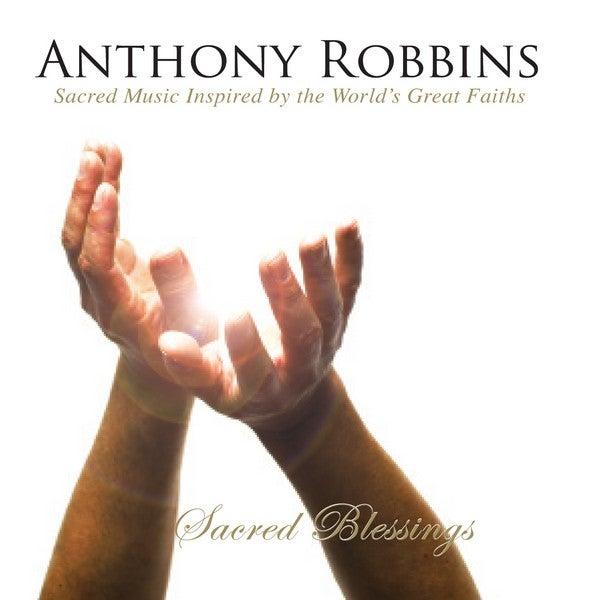 Album cover art for Anthony Robbins' Sacred Blessings