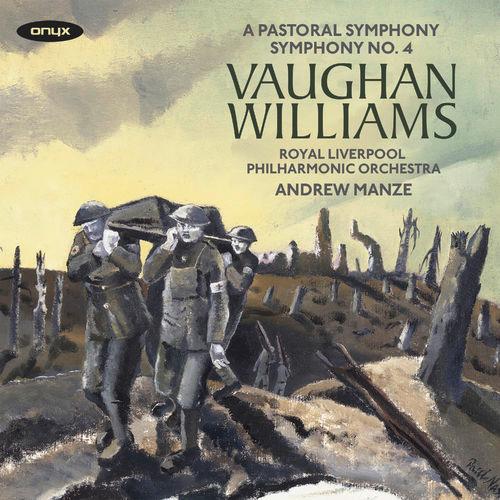 Album cover art for Ralph Vaughan Williams: A Pastoral Symphony & Symphony No.4