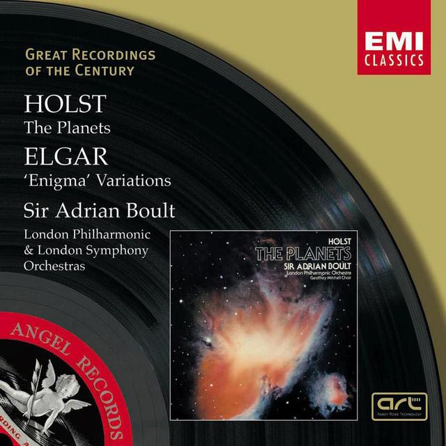 Album cover art for Great Recordings Of The Century: Holst - The Planets