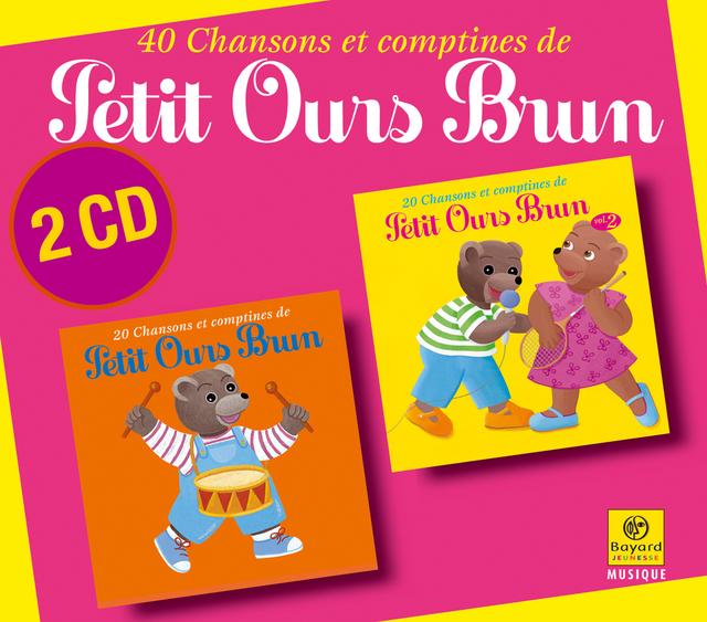 Album cover art for 40 chansons et comptines de Petit Ours Brun - L'intégrale