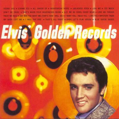 Album cover art for Elvis' Golden Records