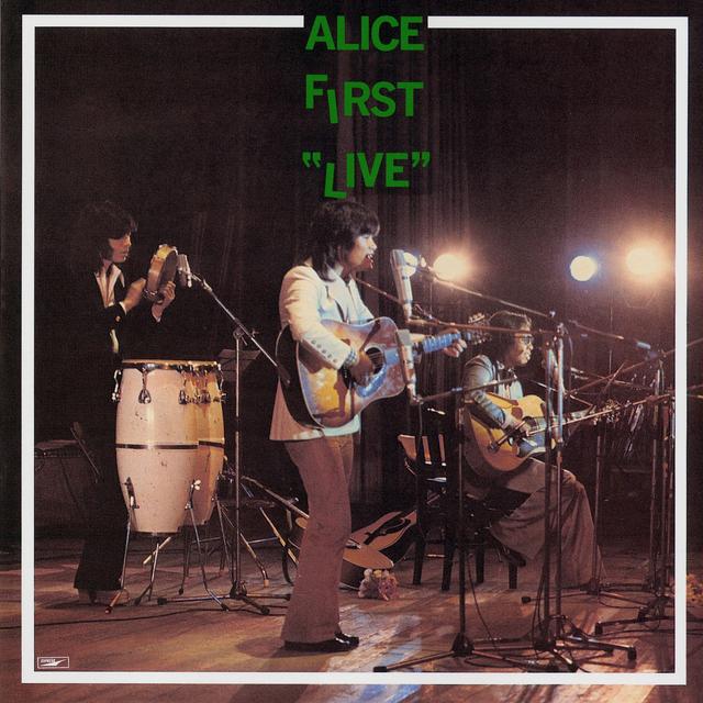 Album cover art for Alice First "Live"