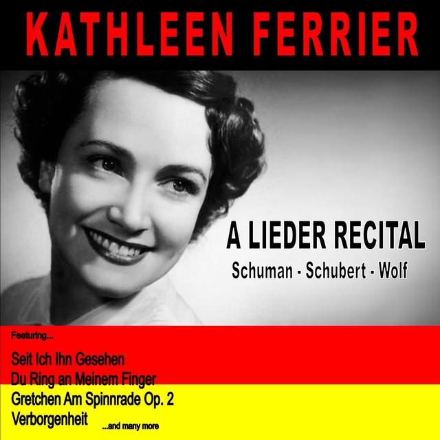 Album cover art for A Lieder Recital: Schuman, Schubert And Wolf