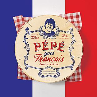 Album cover art for Pépé Goes Français