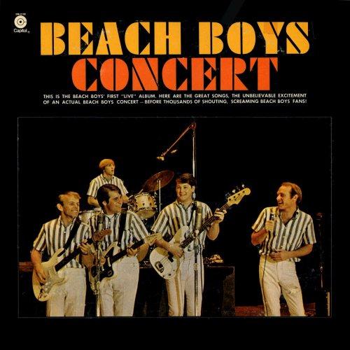 Album cover art for Beach Boys Concert