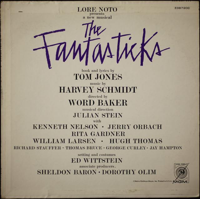 Album cover art for The Fantasticks