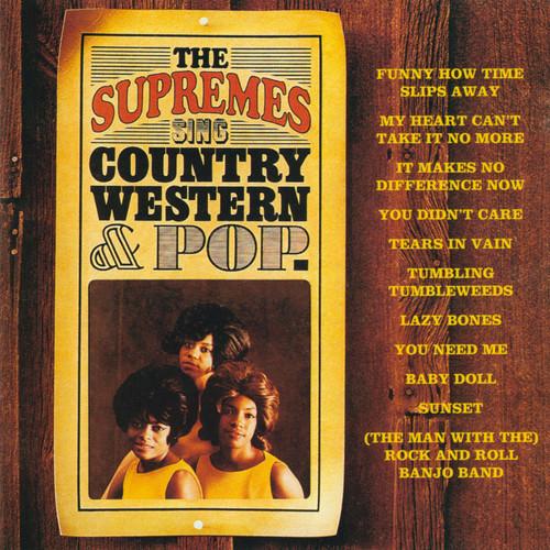 Album cover art for The Supremes Sing Country Western & Pop