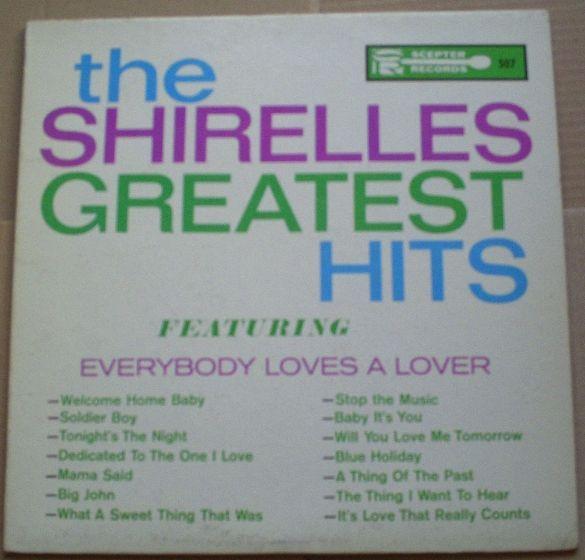 Album cover art for The Shirelles' Greatest Hits