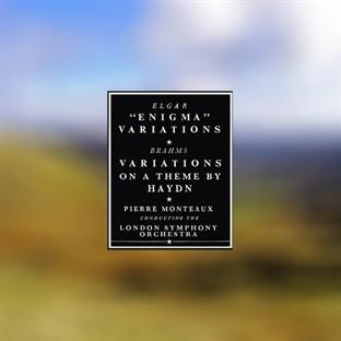 Album cover art for Elgar: Variations On An Original Theme, Op. 36 "enigma Variations" - Brahms: Variations On A Theme By Haydn, Op. 56a