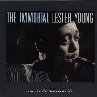 Album cover art for The Immortal Lester Young