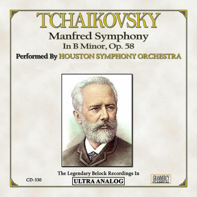 Album cover art for Peter Tchaikovsky: Manfred Symphony In B Minor, Op. 58