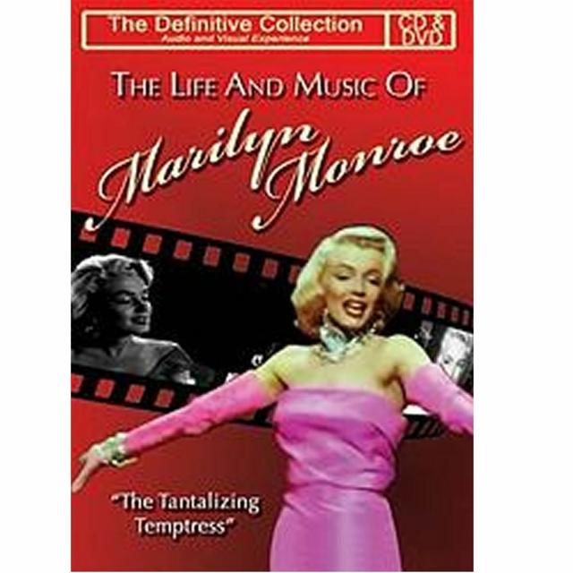 Album cover art for The Life And Music Of Marilyn Monroe