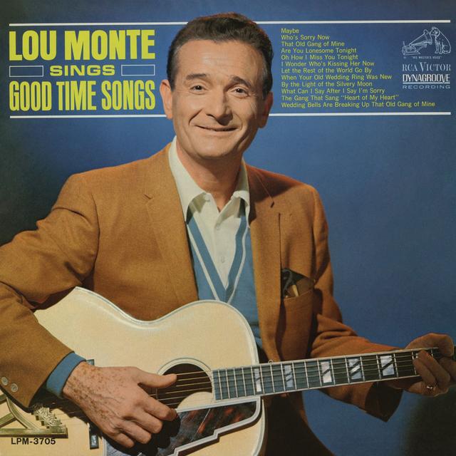 Album cover art for Lou Monte Sings Good Time Songs