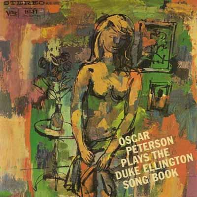 Album cover art for Oscar Peterson Plays the Duke Ellington Songbook