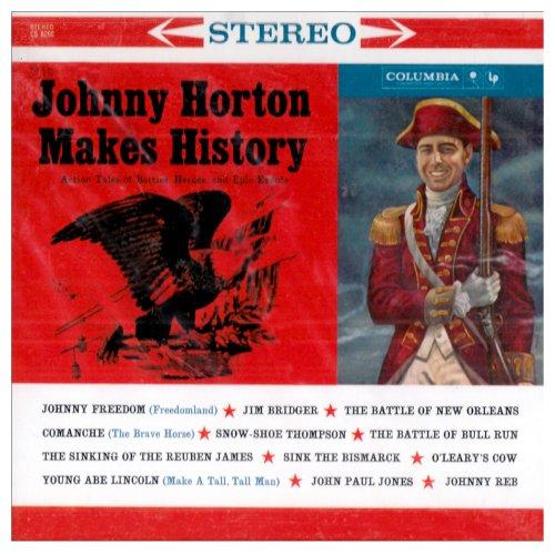 Album cover art for Johnny Horton Makes History