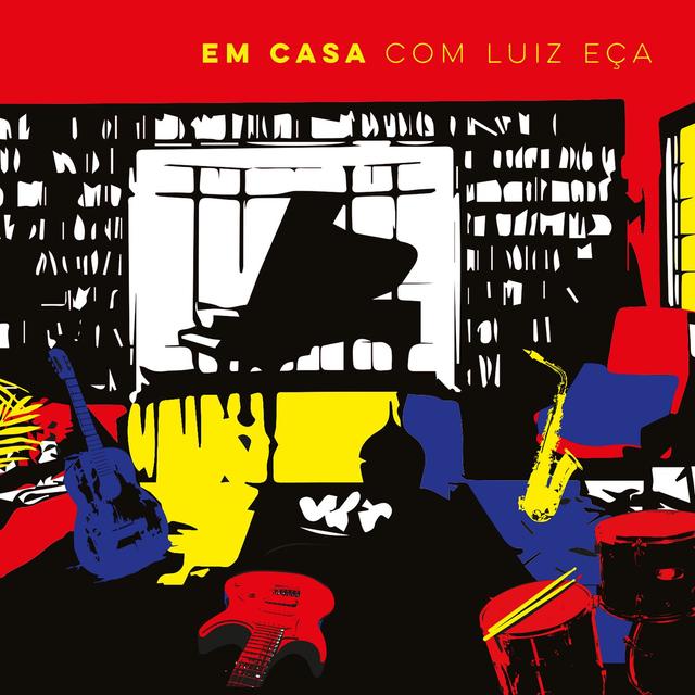 Album cover art for Em Casa com Luiz Eça