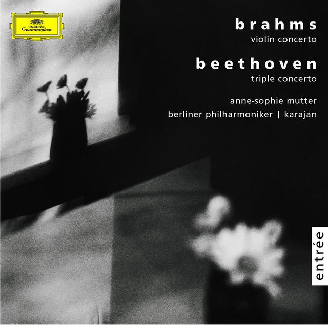 Album cover art for Brahms : Violin Concerto, Op. 77 / Beethoven : Triple Concerto, Op.56