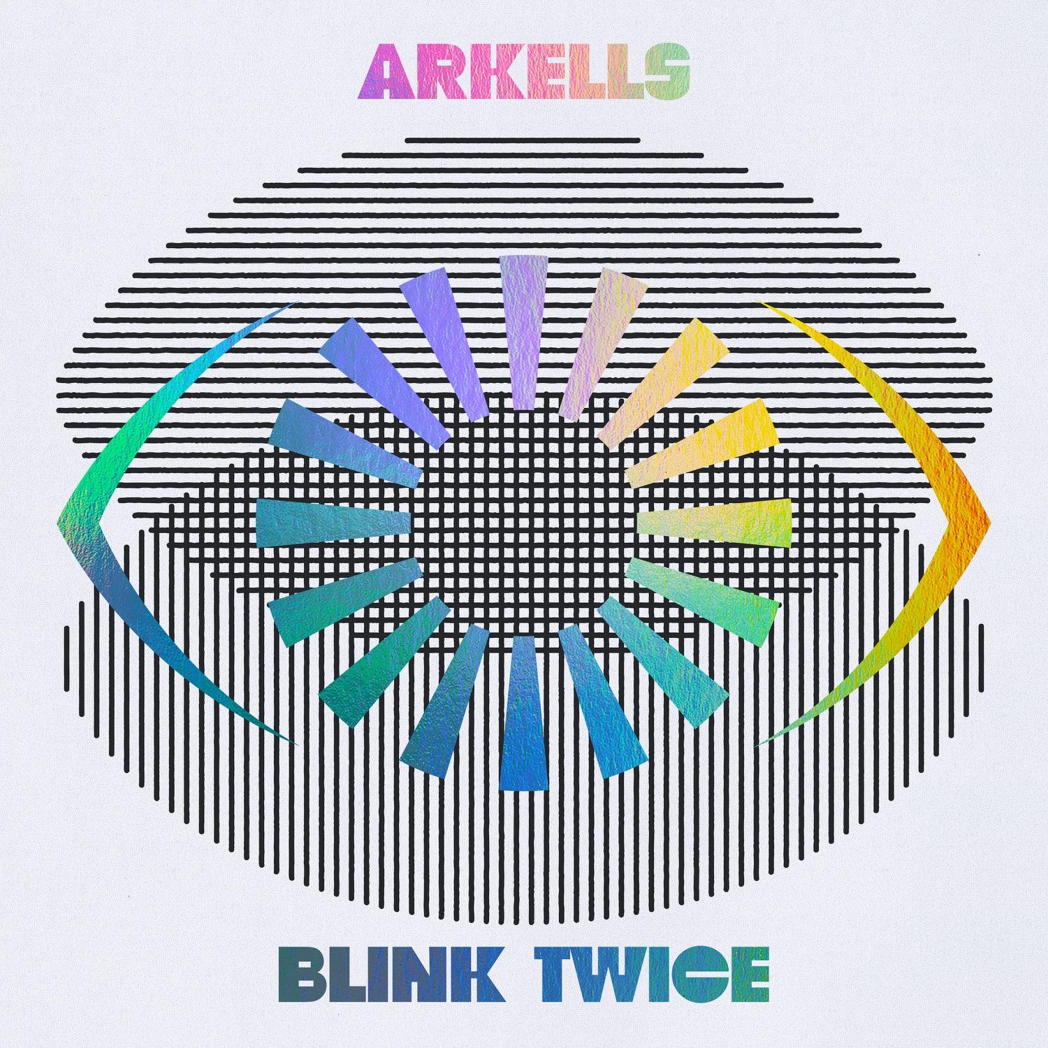 Lyric cover art as blurred background