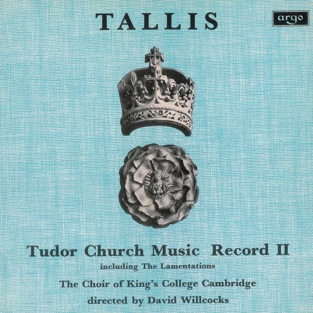 Album cover art for Tudor Church Music Record II (Including the Lamentations)