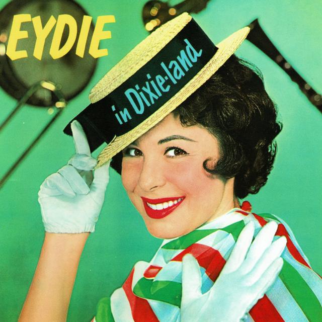 Album cover art for Eydie in Dixie-land