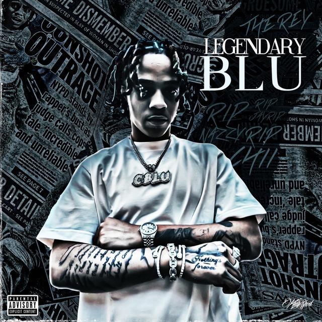 Album cover art for Legendary Blu