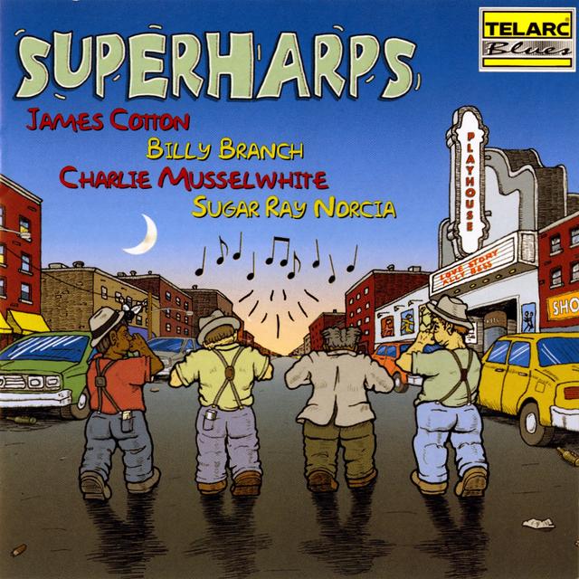 Album cover art for Superharps