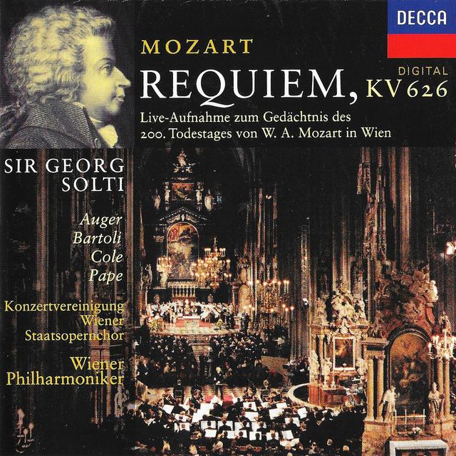 Album cover art for Mozart: Requiem, K626