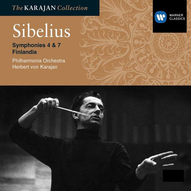 Album cover art for Sibelius : Symphony Nos 4 & 7