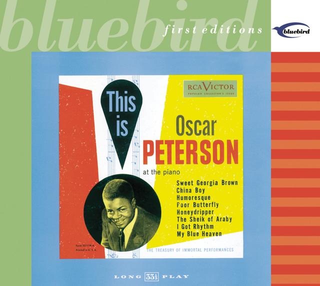 Album cover art for This Is Oscar Peterson at the Piano