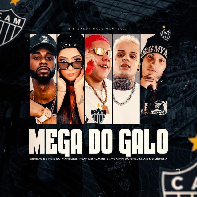 Album cover art for Mega Do Galo (feat. GORDÃO DO PC, MC Flavinho, Mc Vitin Da Igrejinha & Mc Morena)