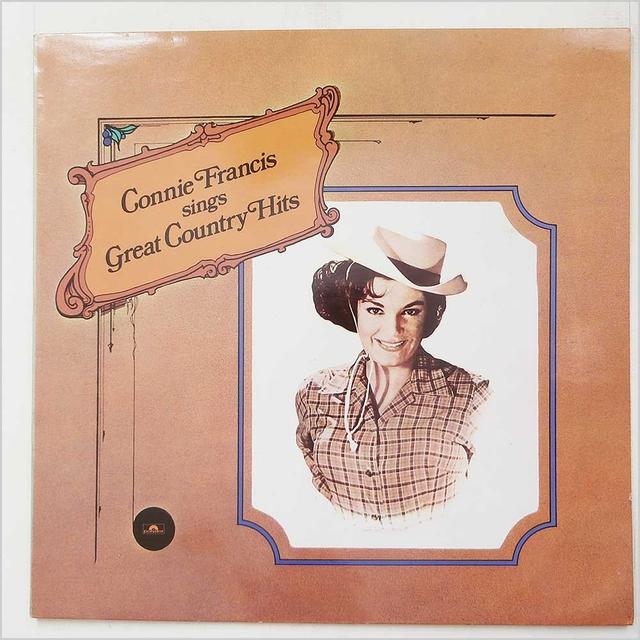 Album cover art for Connie Francis Sings Great Country Hits