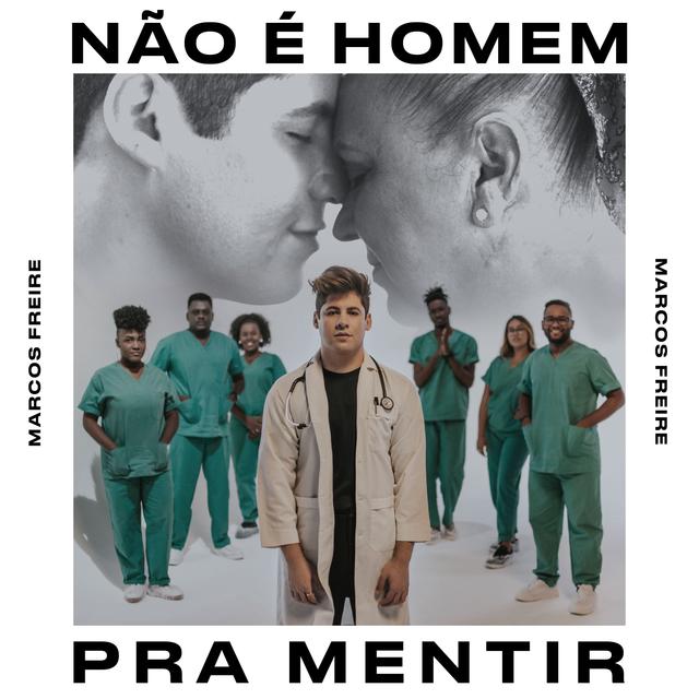 Album cover art for Não É Homem pra Mentir