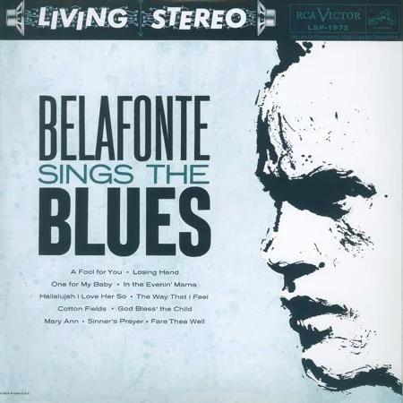 Album cover art for Belafonte Sings the Blues