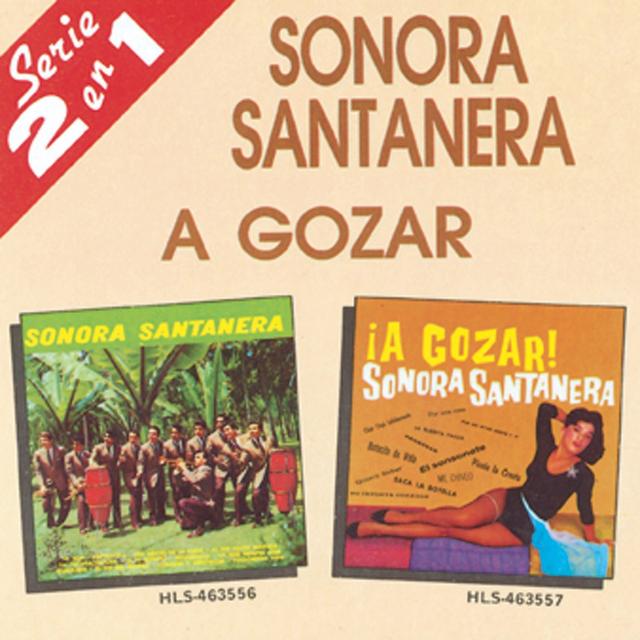 Album cover art for A Gozar/sonora Santanera