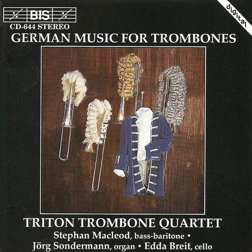 Album cover art for Triton Trombone Quartet: German Trombone Music