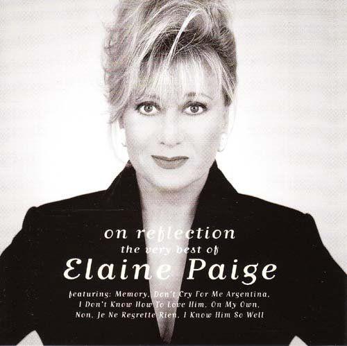 Album cover art for On Reflection! The Very Best of Elaine Paige