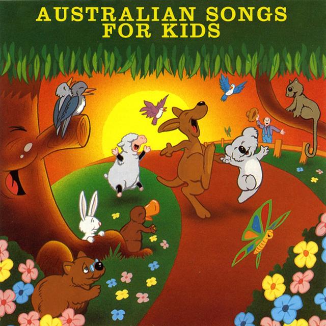 Album cover art for Australian Songs For Kids