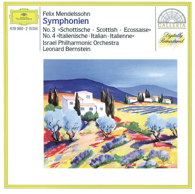 Album cover art for Mendelssohn: Symphonies Nos.3 "Scottish" & 4 "Italian"