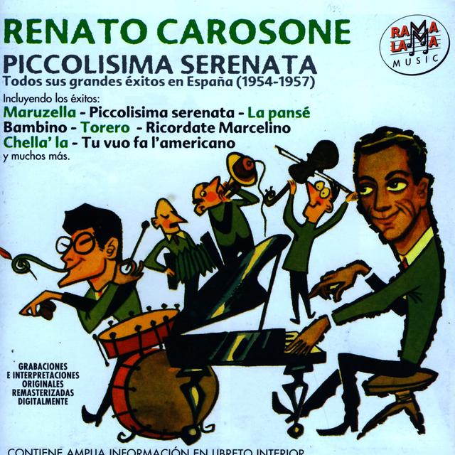 Album cover art for Piccolisima Serenata: Todos Sus Grandes Éxitos En España (1954-1957)