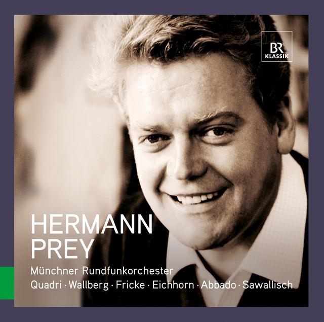 Album cover art for Great Singers Live: Hermann Prey